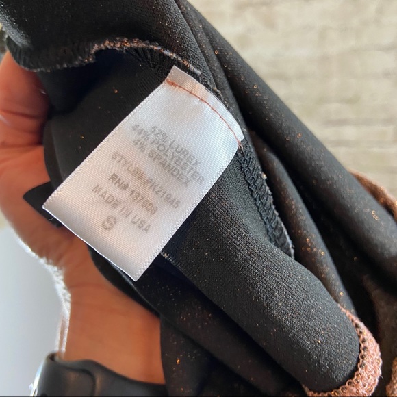 Windsor copper sparkle tube top bodysuit small - Picture 6 of 7